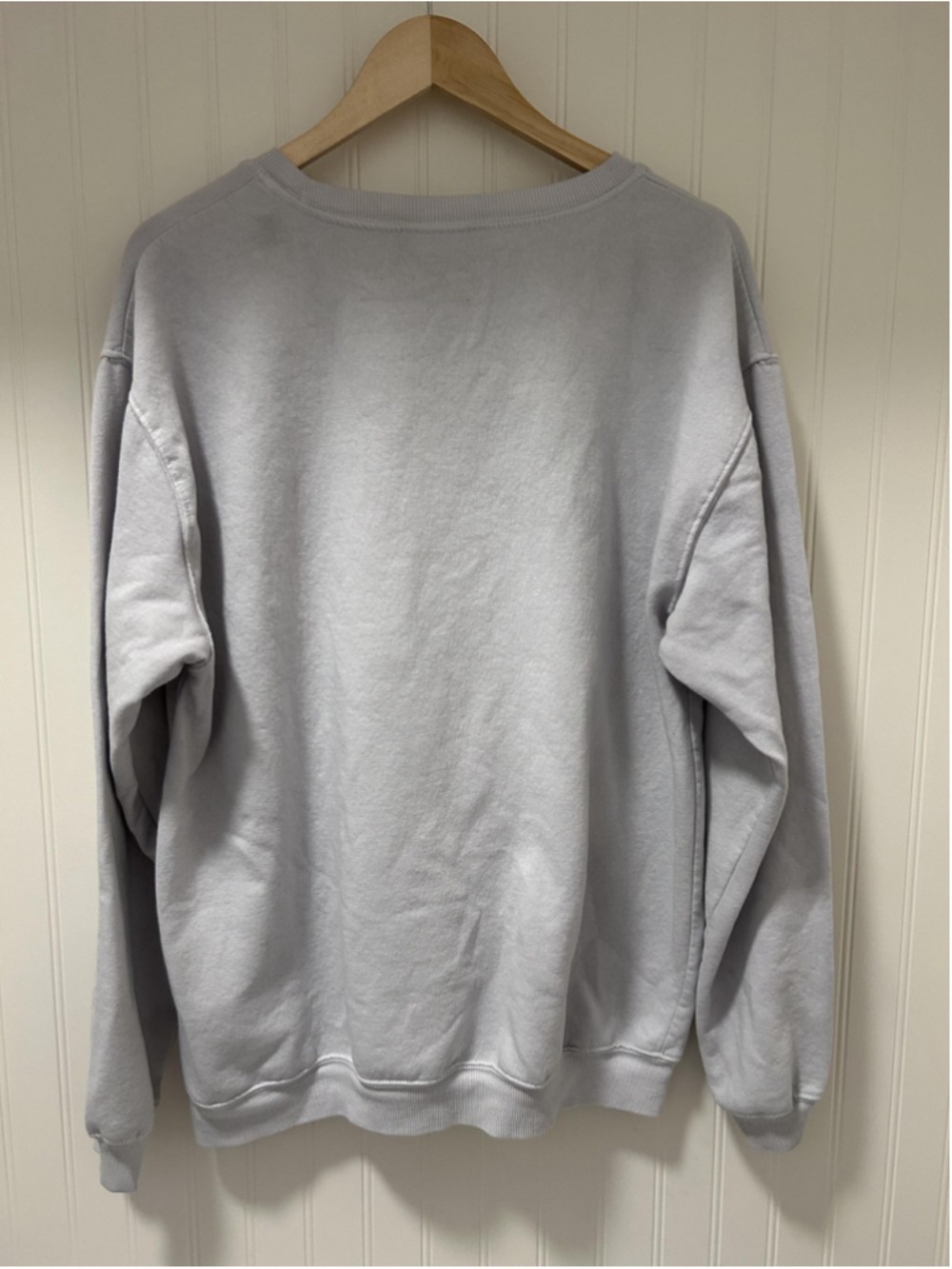 Harry Potter Sweatshirt Womens Large Gray Fleece Graphic Icons Crewneck Pullover - Picture 3 of 4